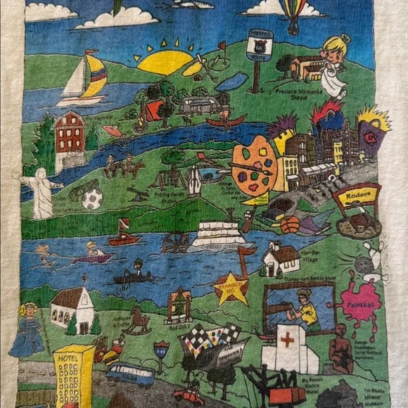 90’s Joplin, MO Art Single Stitch Vintage T-Shirt - Picture 3 of 8